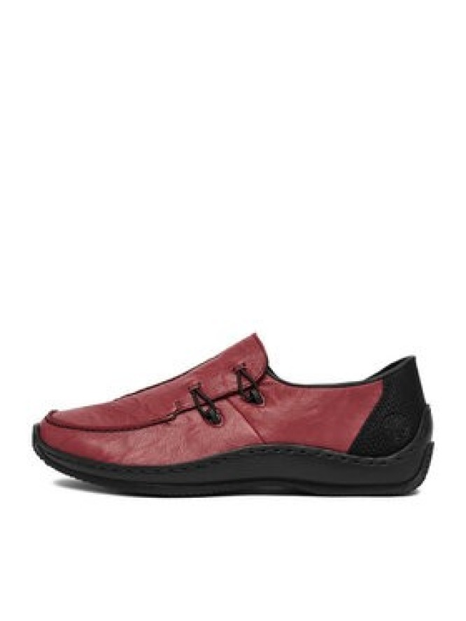 Rieker Półbuty L1751-35 Bordowy