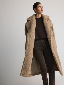 Płaszcz oversize - beżowy