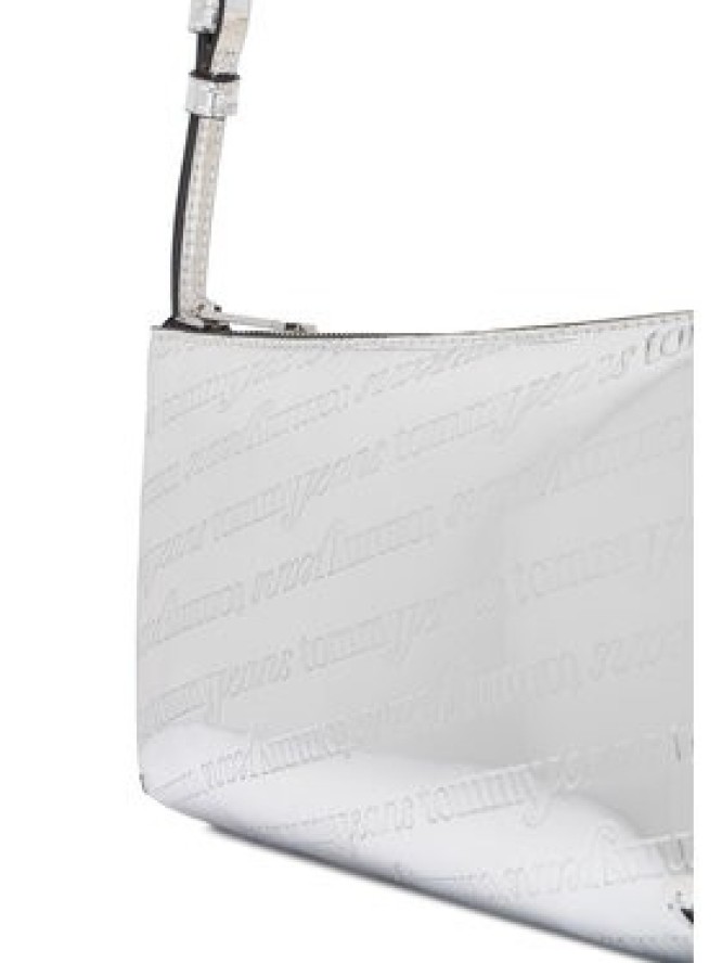 Tommy Jeans Torebka Tjw Must Metallic Shoulder Bag AW0AW18009 Srebrny