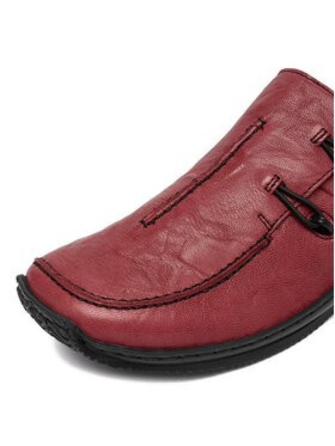 Rieker Półbuty L1751-35 Bordowy