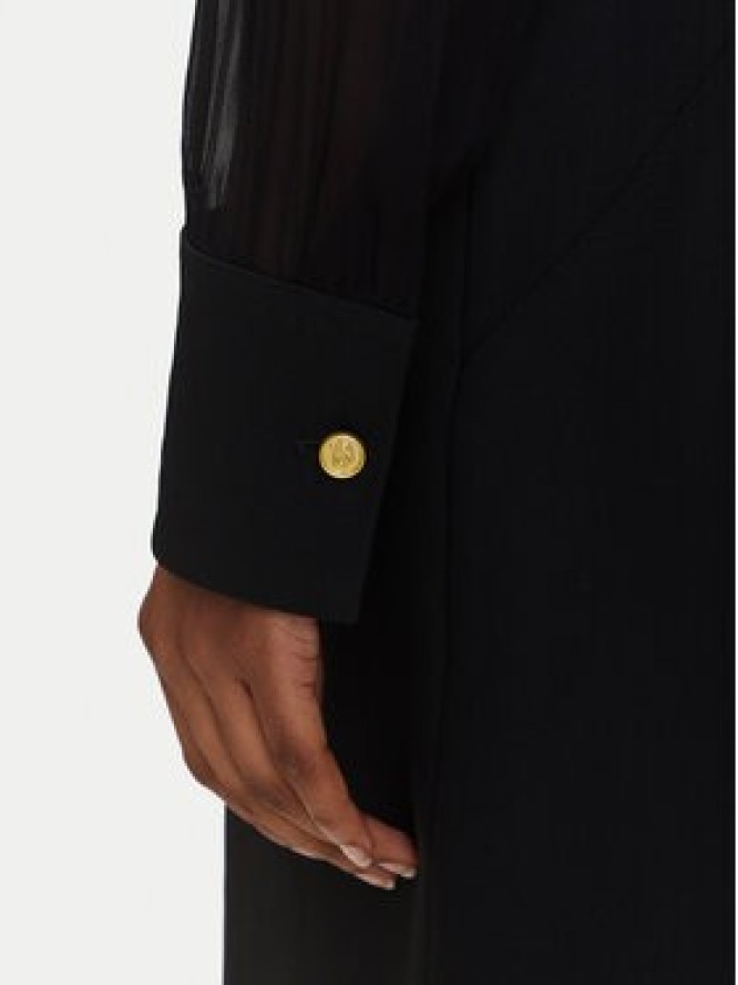 KARL LAGERFELD Sukienka koszulowa A3W13020 Czarny Regular Fit