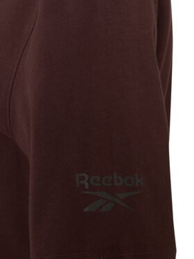 Reebok T-Shirt Nikolina RK25708CCW Brązowy ciemny Regular Fit
