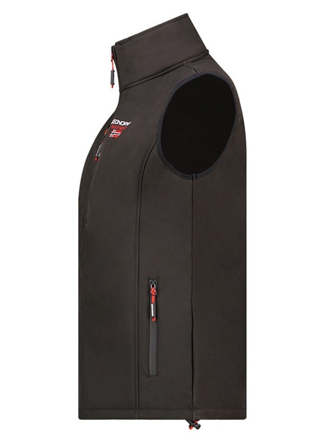 Geographical Norway Kamizelka softshellowa "Vacer" w kolorze czarnym rozmiar: M