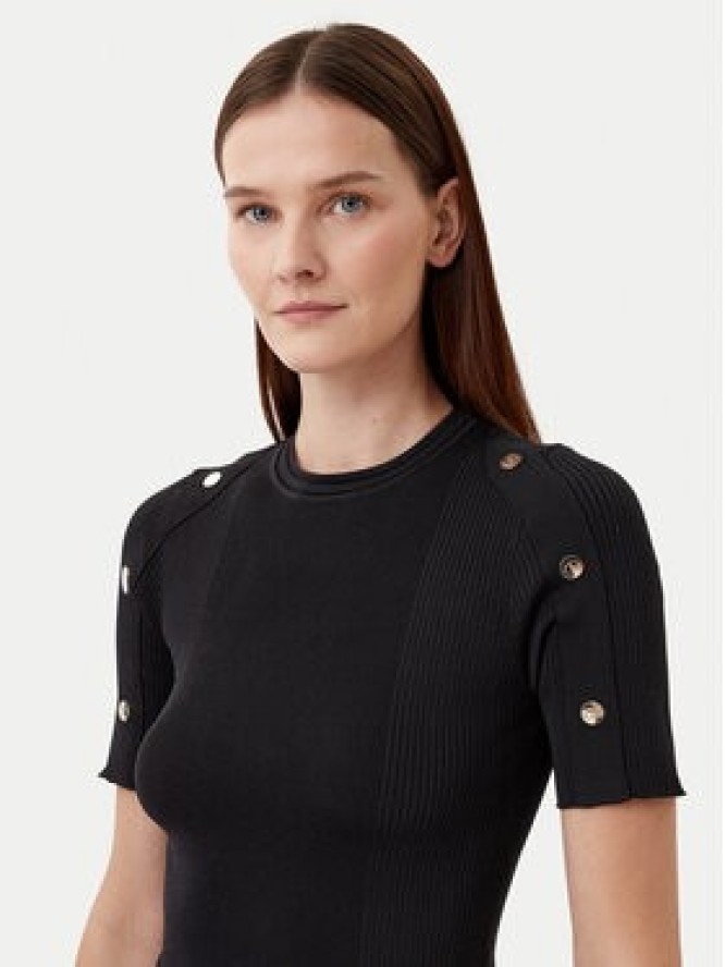 Motivi Sweter M5876000937N Czarny Slim Fit