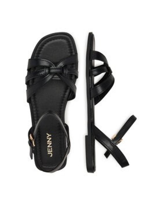 JENNY Sandały SXH1385-24 Czarny