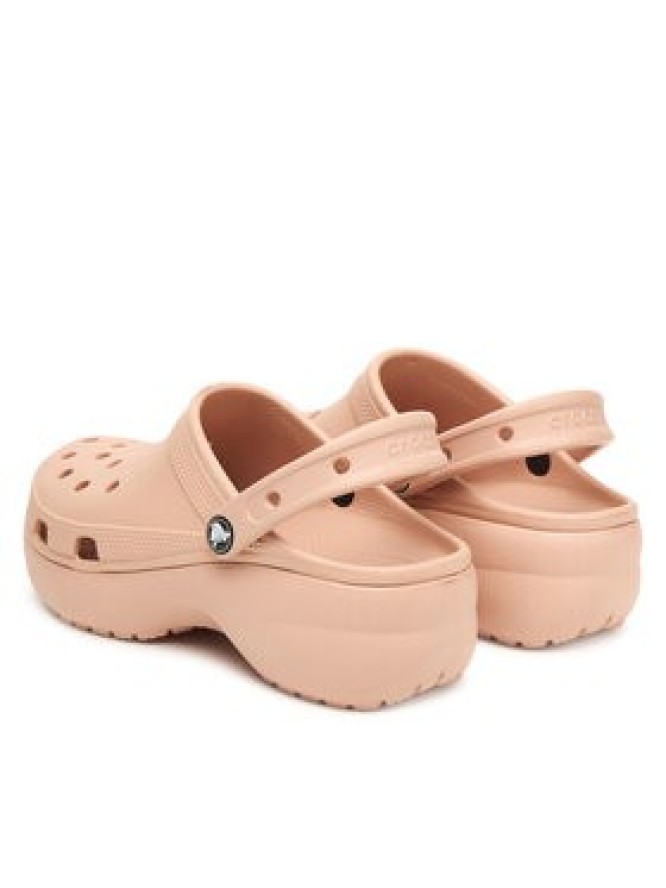 Crocs Klapki Classic Platform Clog 206750 Beżowy