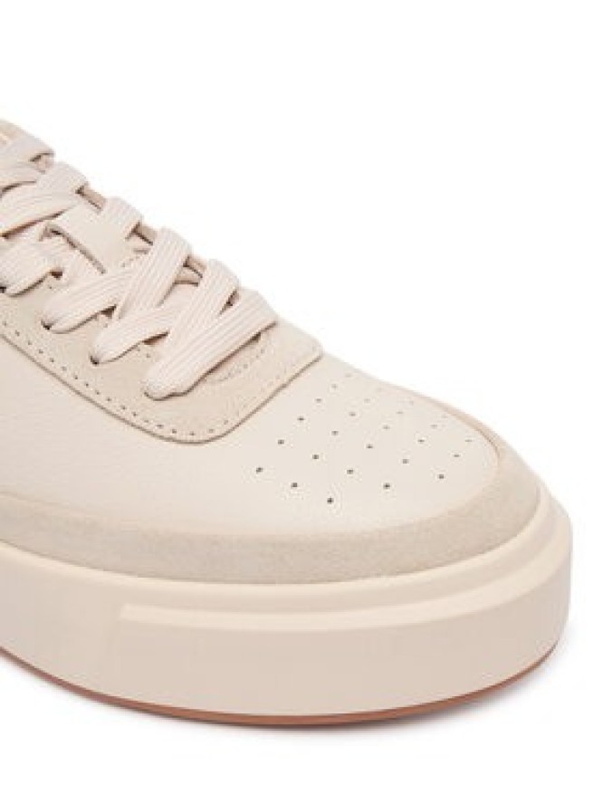 Calvin Klein Sneakersy Basket Lace Up Pro Lth Mix Mg YW0YW01987 Beżowy