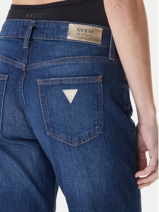 Guess Jeansy W6RA3M D6831 Granatowy Straight Leg