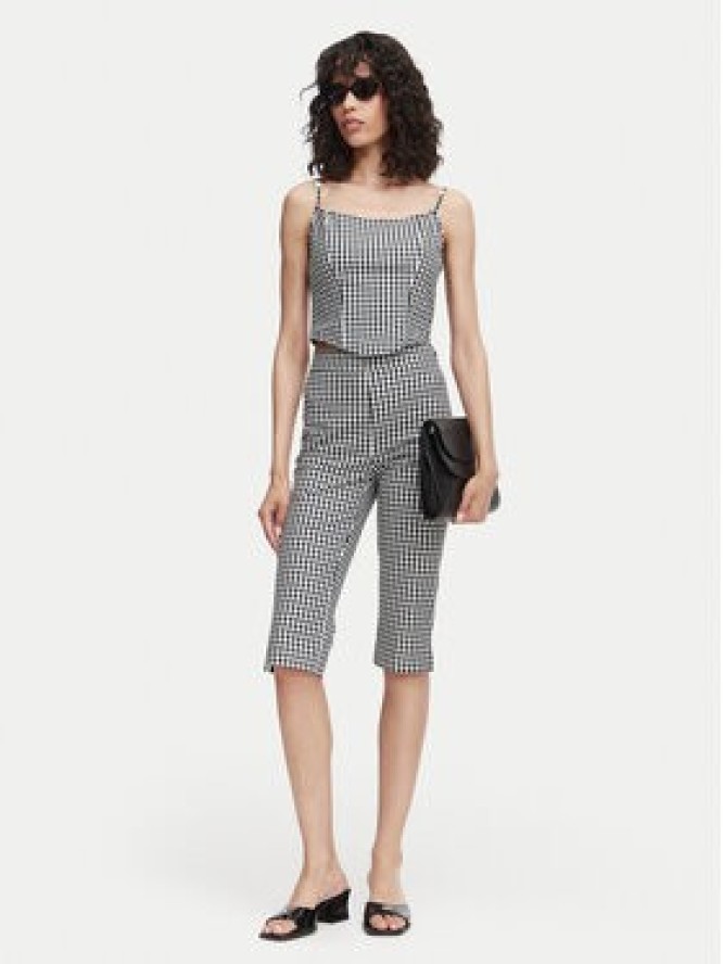 Guess Spodnie capri W6YB35 W4486 Czarny Slim Fit