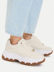 Guess Sneakersy FLFBRT PEL12 Écru