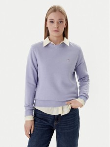 Tommy Jeans Bluza Flag DW0DW19959 Niebieski Regular Fit