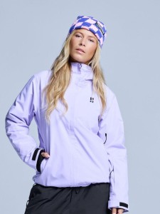 Kurtka narciarska damska - Arctic 2L ocieplana - liliowa