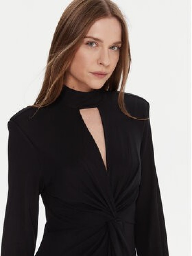 LOLA CASADEMUNT Sukienka wieczorowa LF2516015 Czarny Regular Fit