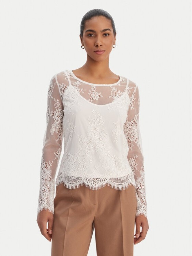 Morgan Bluzka 261-TCITY Écru Regular Fit