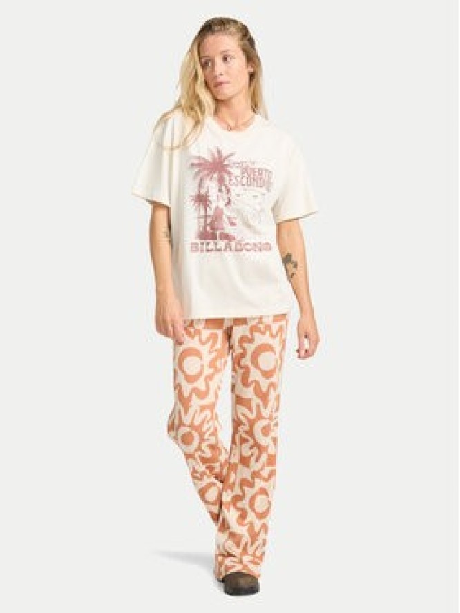 Billabong T-Shirt Oriana EBJZT00474 Beżowy Regular Fit