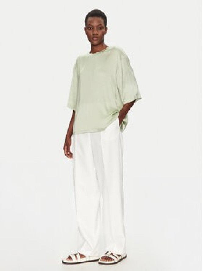 ViCOLO Bluzka TD0013 Zielony Relaxed Fit