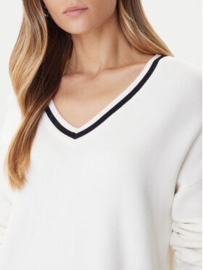 Liu Jo Sport Sweter TF5229 MS59L Écru Regular Fit