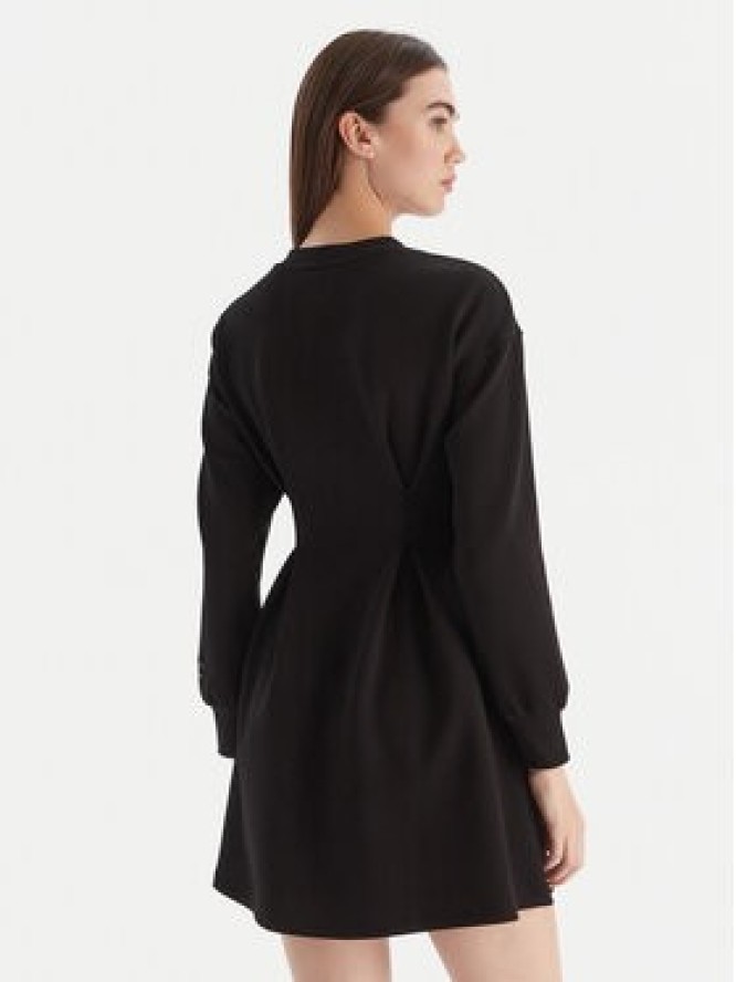 Armani Exchange Sukienka dzianinowa XW001288 AF16111 UC001 Czarny Regular Fit