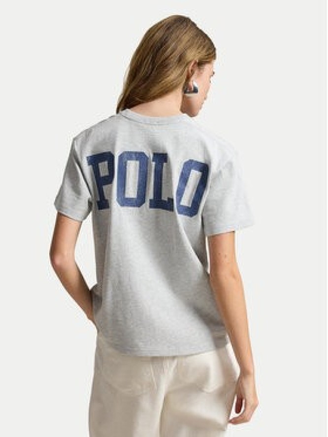 Polo Ralph Lauren T-Shirt 211B17798001 Szary Regular Fit