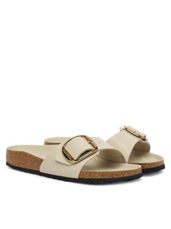 Birkenstock Klapki Madrid Big Buckle Hex 1031823 Écru