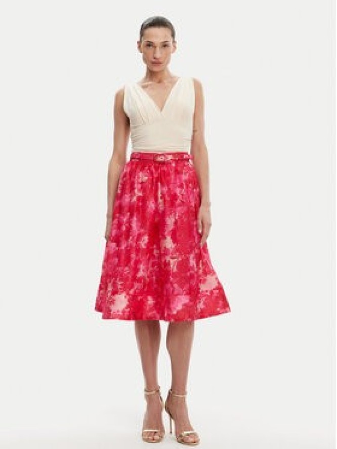 Fracomina Spódnica trapezowa FR25SG2012W775U6 Różowy Flare Fit