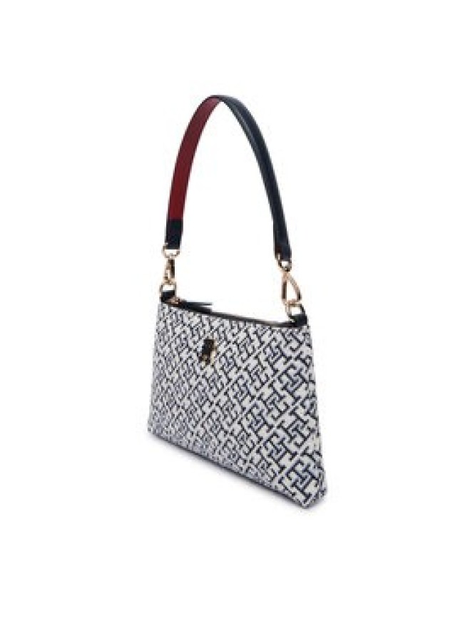 Tommy Hilfiger Torebka Th Jacquard Mini Shoulder Bag AW0AW19006 Niebieski