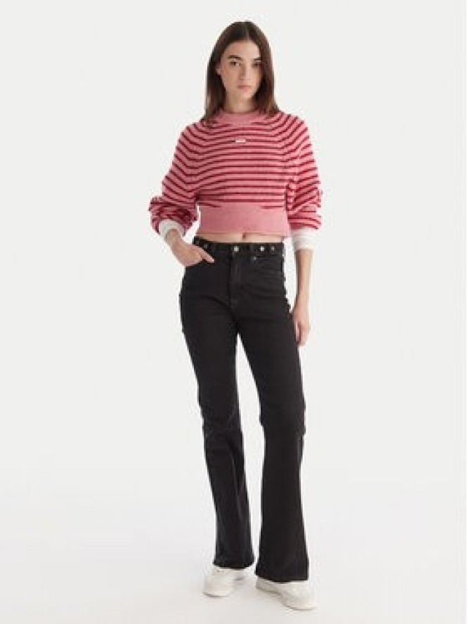 Tommy Jeans Jeansy Sylvia DW0DW20503 Czarny Flare Fit