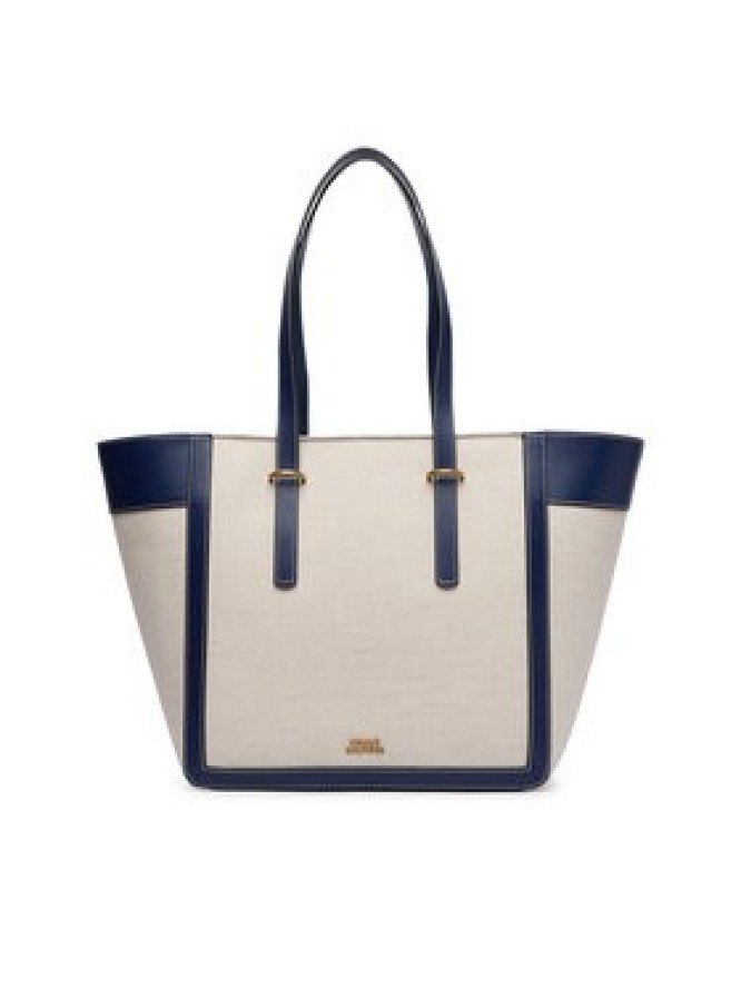 Tommy Hilfiger Torebka Th Script Tote Canvas AW0AW18829 Kremowy