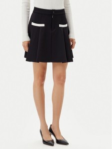 HUGO Spódnica trapezowa Naffitini 50542759 Czarny Regular Fit