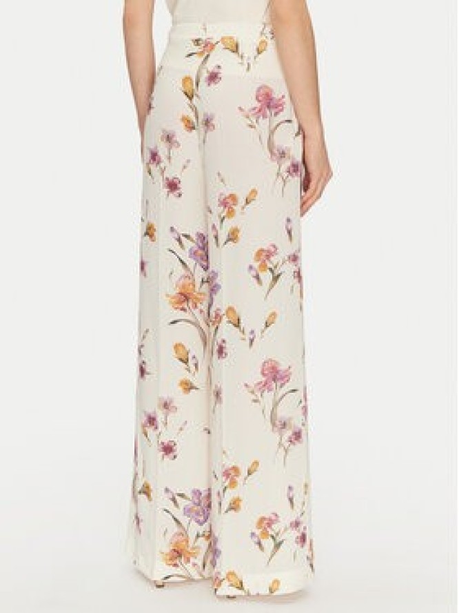 TWINSET Spodnie palazzo 251TP2775 Écru Wide Leg
