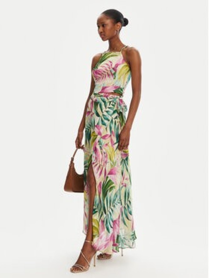 Guess Spódnica midi W5GD66 WH9Z2 Kolorowy Regular Fit