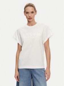 PINKO T-Shirt Torcetti 104605 A2D1 Biały Regular Fit