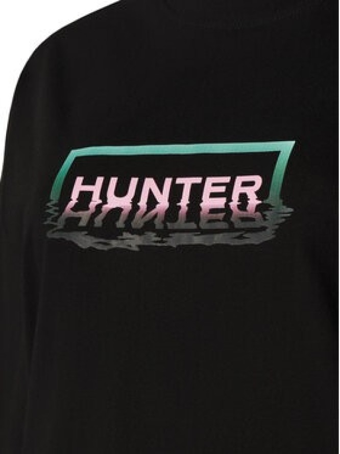 Hunter T-Shirt Abele UNISEX HARU0007251 Czarny Regular Fit