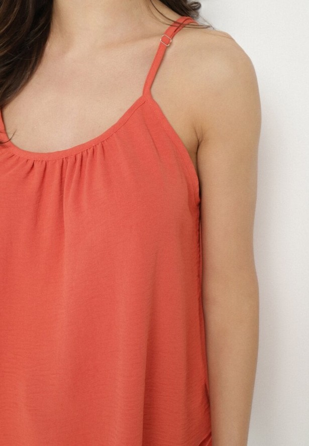 Różowy Klasyczny Top z Bawełną Pumera