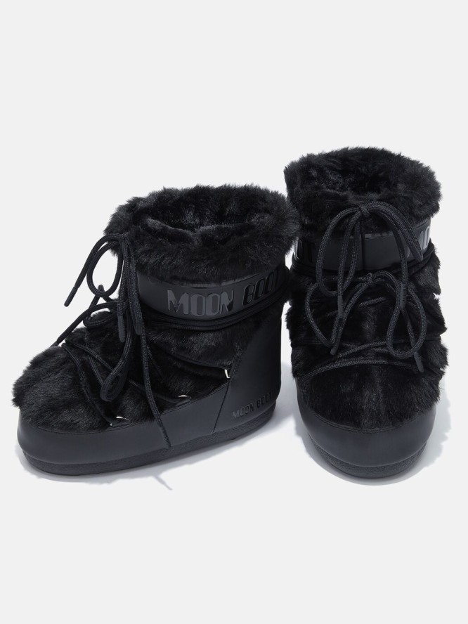 Śniegowce damskie Moon Boot ICON LOW FAUX-FUR BOOTS