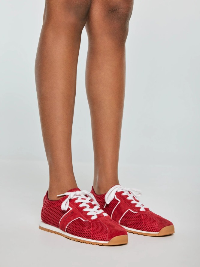 sneakersy damskie czerwone tt274656 603