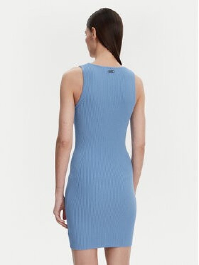 MICHAEL Michael Kors Sukienka dzianinowa MS5830I33D Niebieski Slim Fit