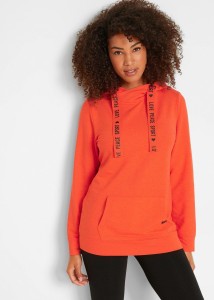 Bluza z kapturem, z miękkiego materiału z wiskozą