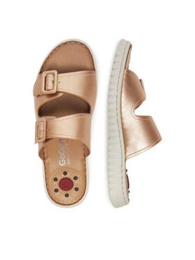 Go Soft Klapki LA3J9143-1 Złoty