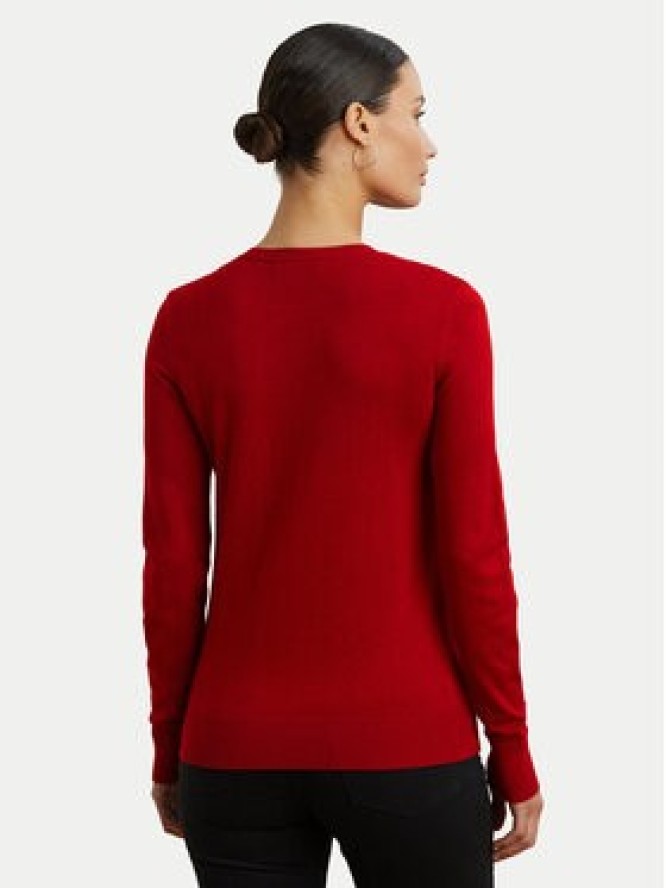 LAUREN RALPH LAUREN Sweter 200919114016 Czerwony Slim Fit