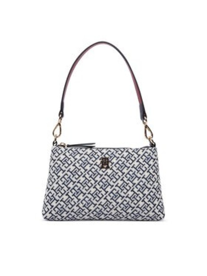 Tommy Hilfiger Torebka Th Jacquard Mini Shoulder Bag AW0AW19006 Niebieski