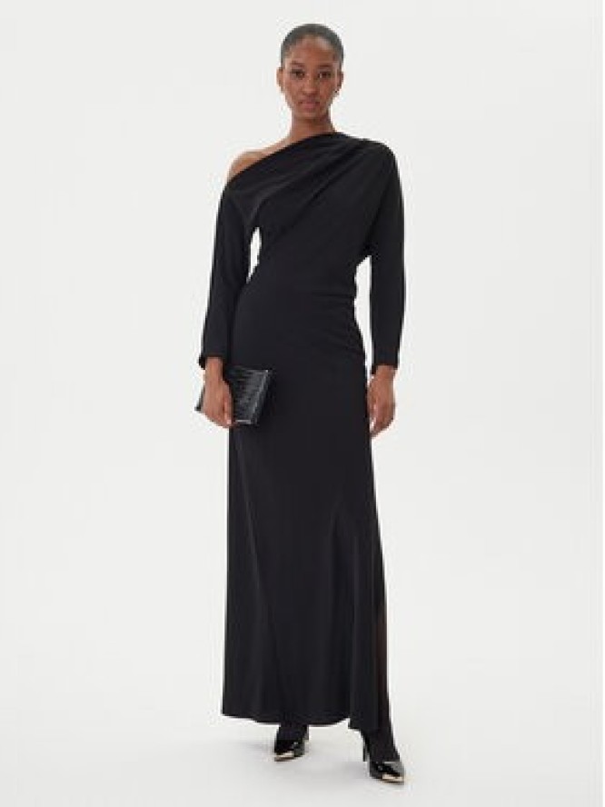 Eleh Sukienka wieczorowa EFW250188 Czarny Regular Fit