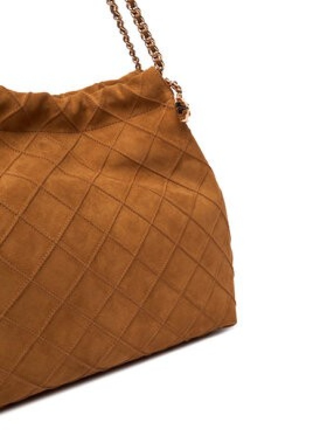 Tory Burch Torebka Fleming Suede 166064 Brązowy