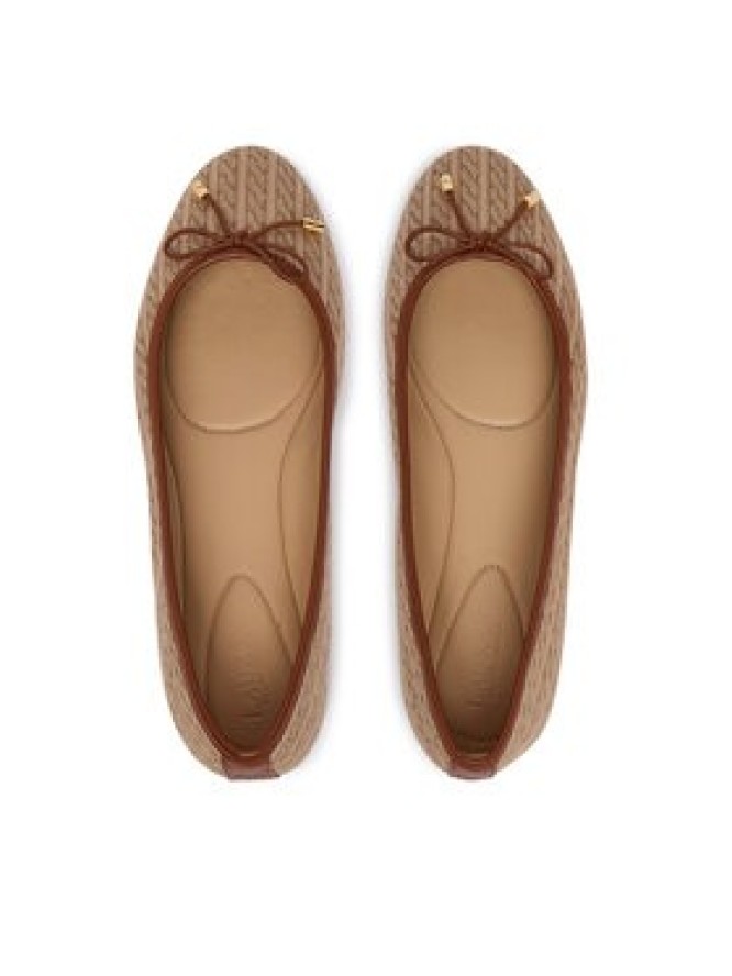 LAUREN RALPH LAUREN Baleriny 802P18430001 Beżowy