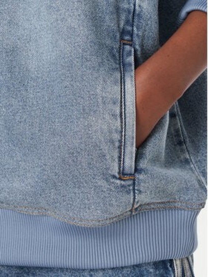 adidas Kurtka jeansowa Sst KQ6473 Niebieski Oversize