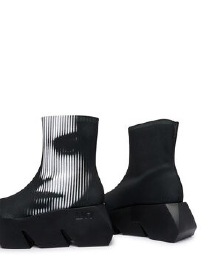United Nude Botki Bull Canvas LO 11023510202 Czarny