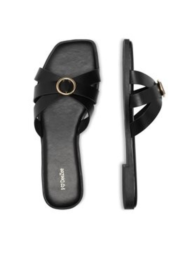 DeeZee Klapki KLE1004-109 Czarny
