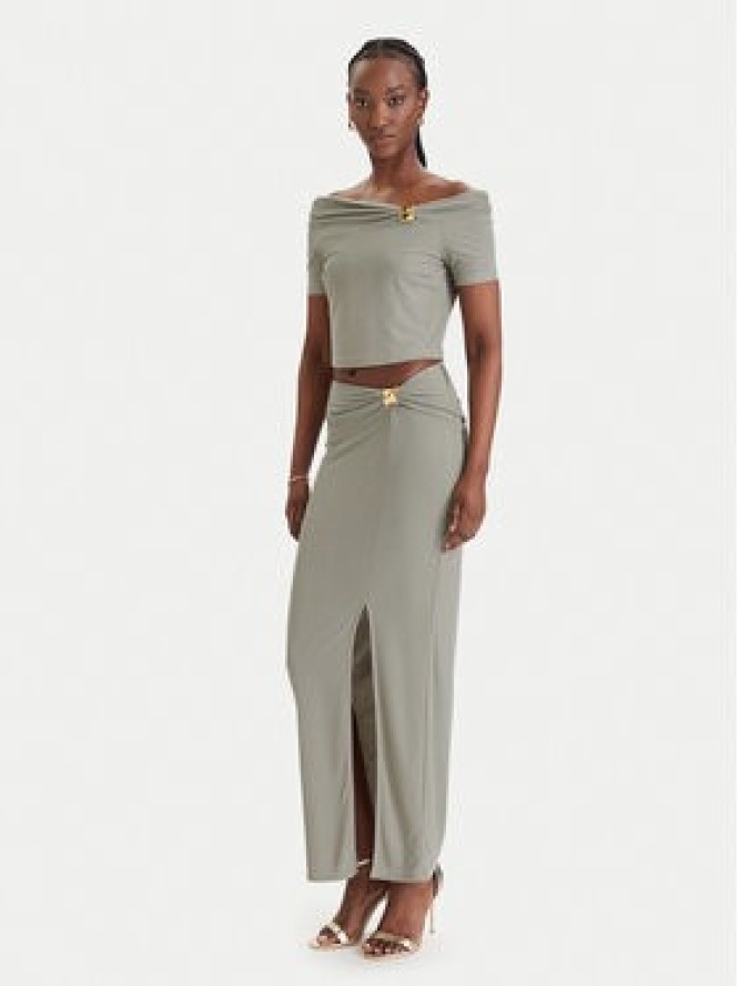 Guess Bluzka W6GP12 K2935 Khaki Regular Fit