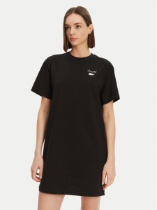 Lacoste Sukienka codzienna EF9573 Czarny Regular Fit