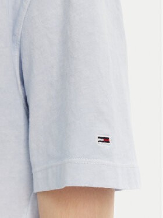 Tommy Jeans T-Shirt DW0DW20324 Błękitny Relaxed Fit